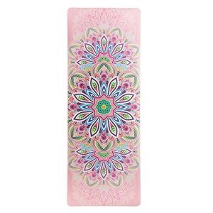 PU rubber yoga mat with digital printing