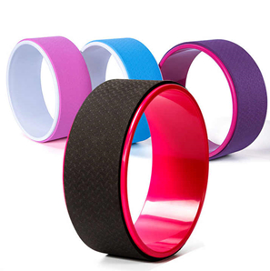 TPE/EVA surface yoga wheel with custom logo