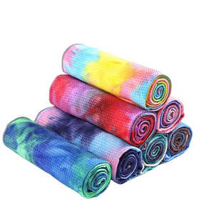 Custom printing yoga towel with Grip Dots Hot Microfiber Yoga Towel