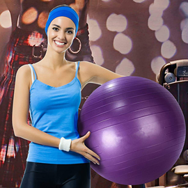 PVC Thick Explosion Proof Yoga Ball 45Cm 55Cm 65Cm 75Cm Fitness Ball Pilates Ball